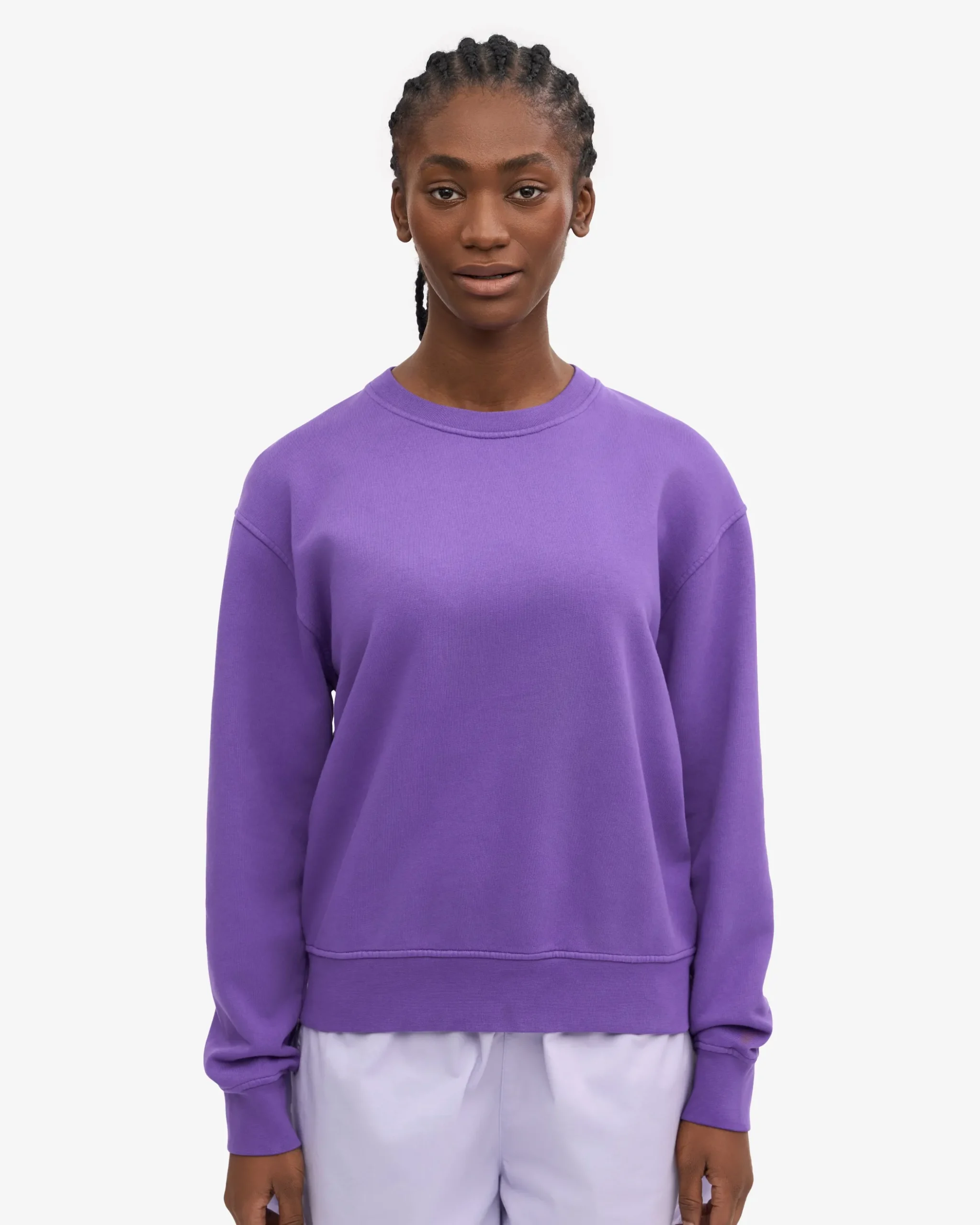 Women Classic Organic Crew - Ultra Violet