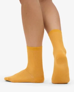 Women Classic Organic Sock - Burned Yellow (3-Pack)