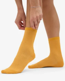 Women Classic Organic Sock - Burned Yellow (3-Pack)