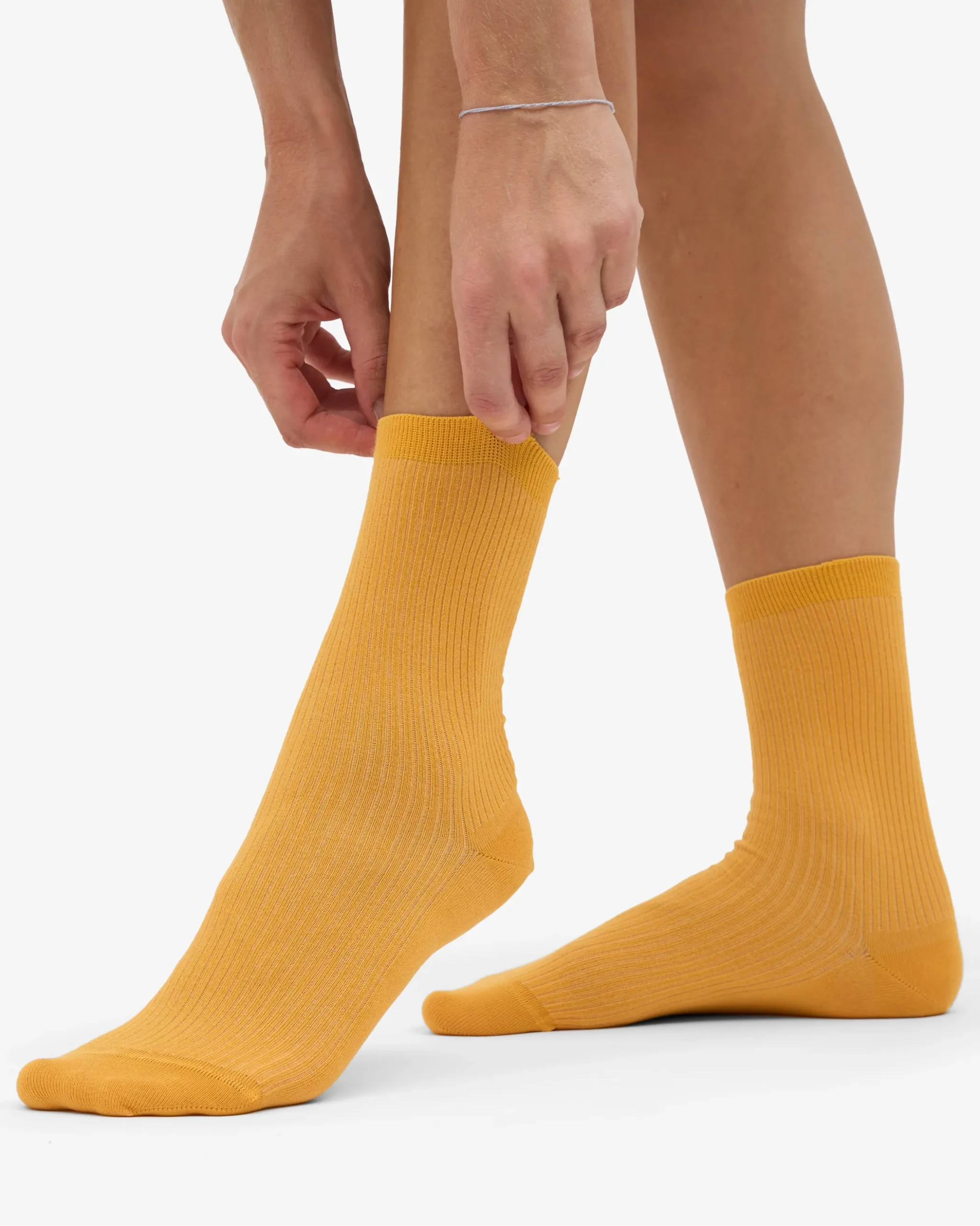 Women Classic Organic Sock - Burned Yellow