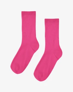 Women Classic Organic Sock - Bubblegum Pink