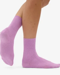 Women Classic Organic Sock - Cherry Blossom