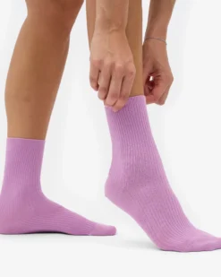 Women Classic Organic Sock - Cherry Blossom