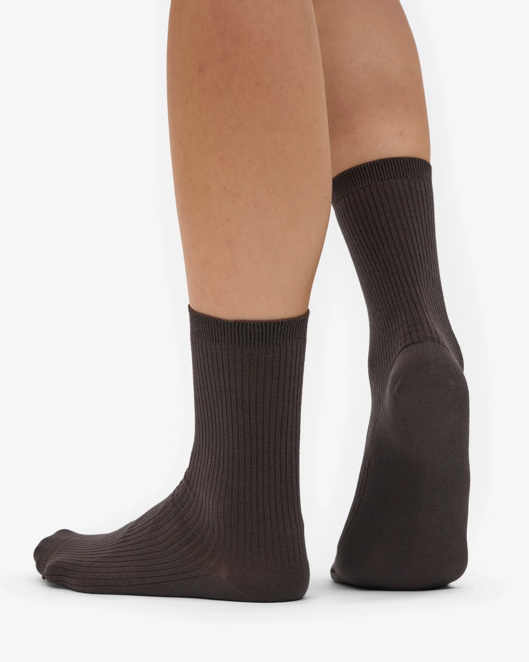 Women Classic Organic Sock - Coffee Brown (3-Pack)
