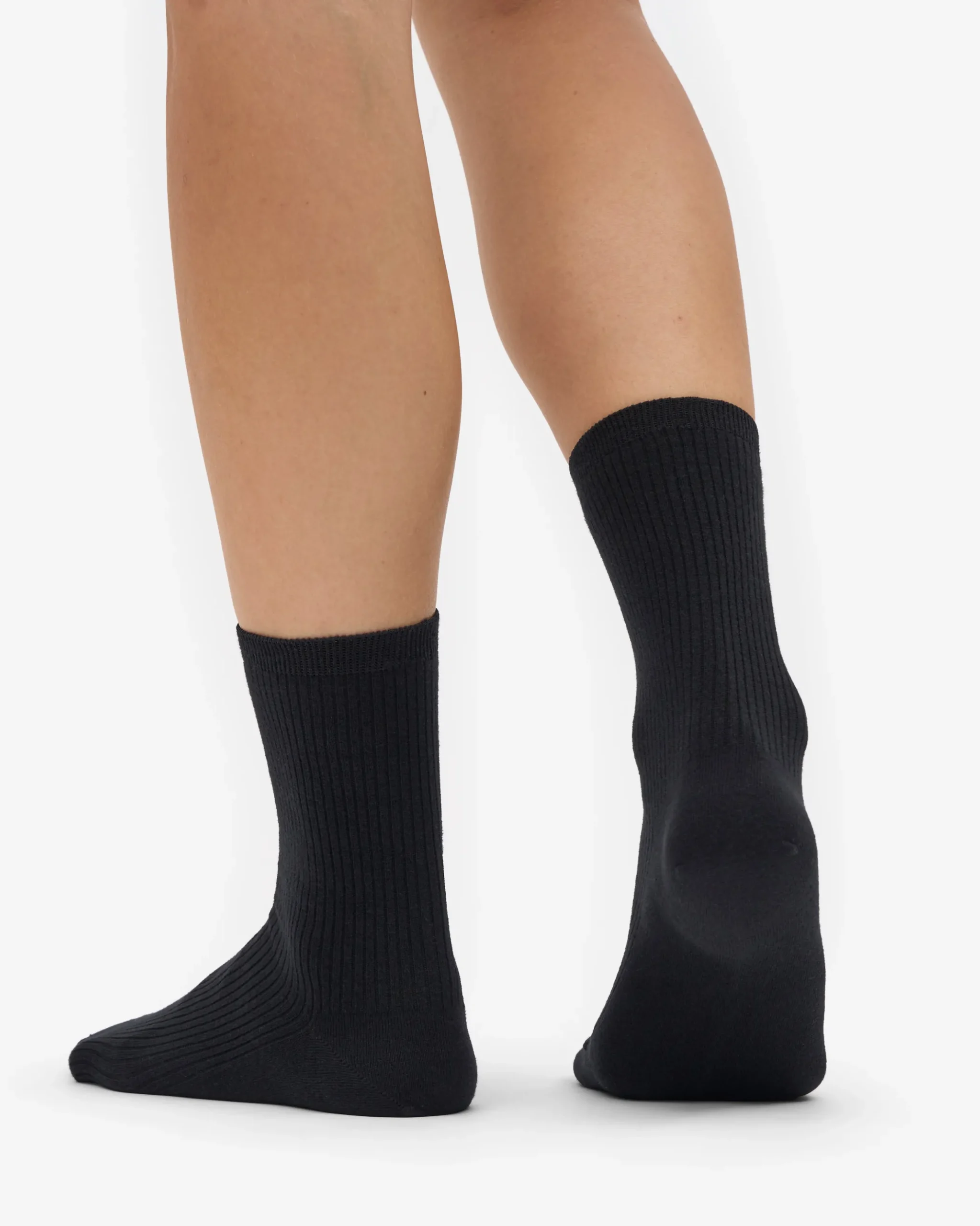 Women Classic Organic Sock - Deep Black