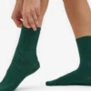 Women Classic Organic Sock - Emerald Green (3-Pack)