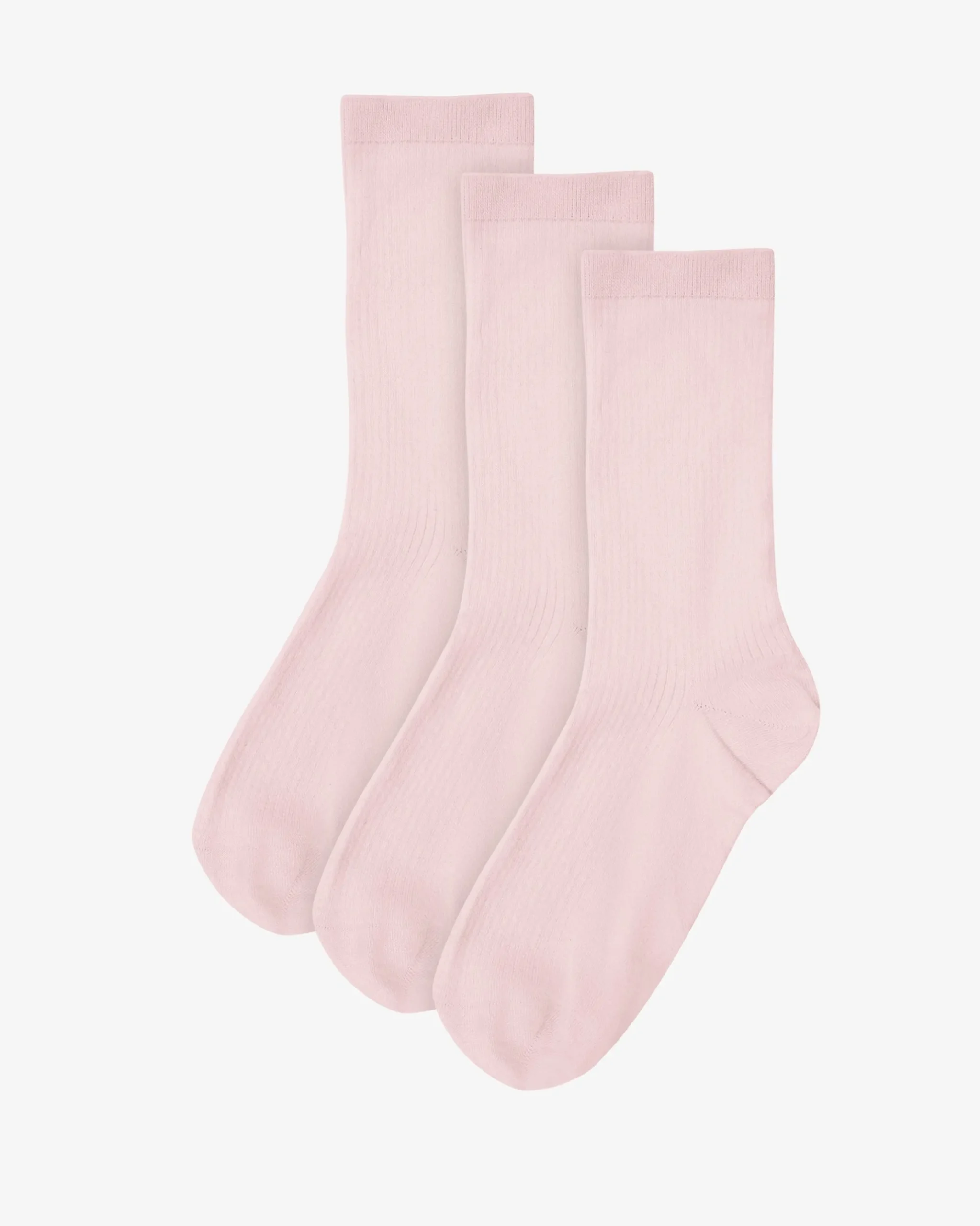 Women Classic Organic Sock - Faded Pink (3-Pack)