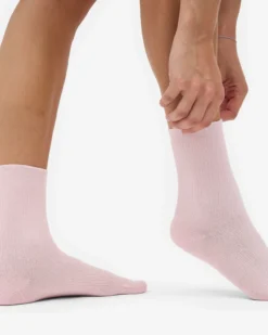 Women Classic Organic Sock - Faded Pink (3-Pack)