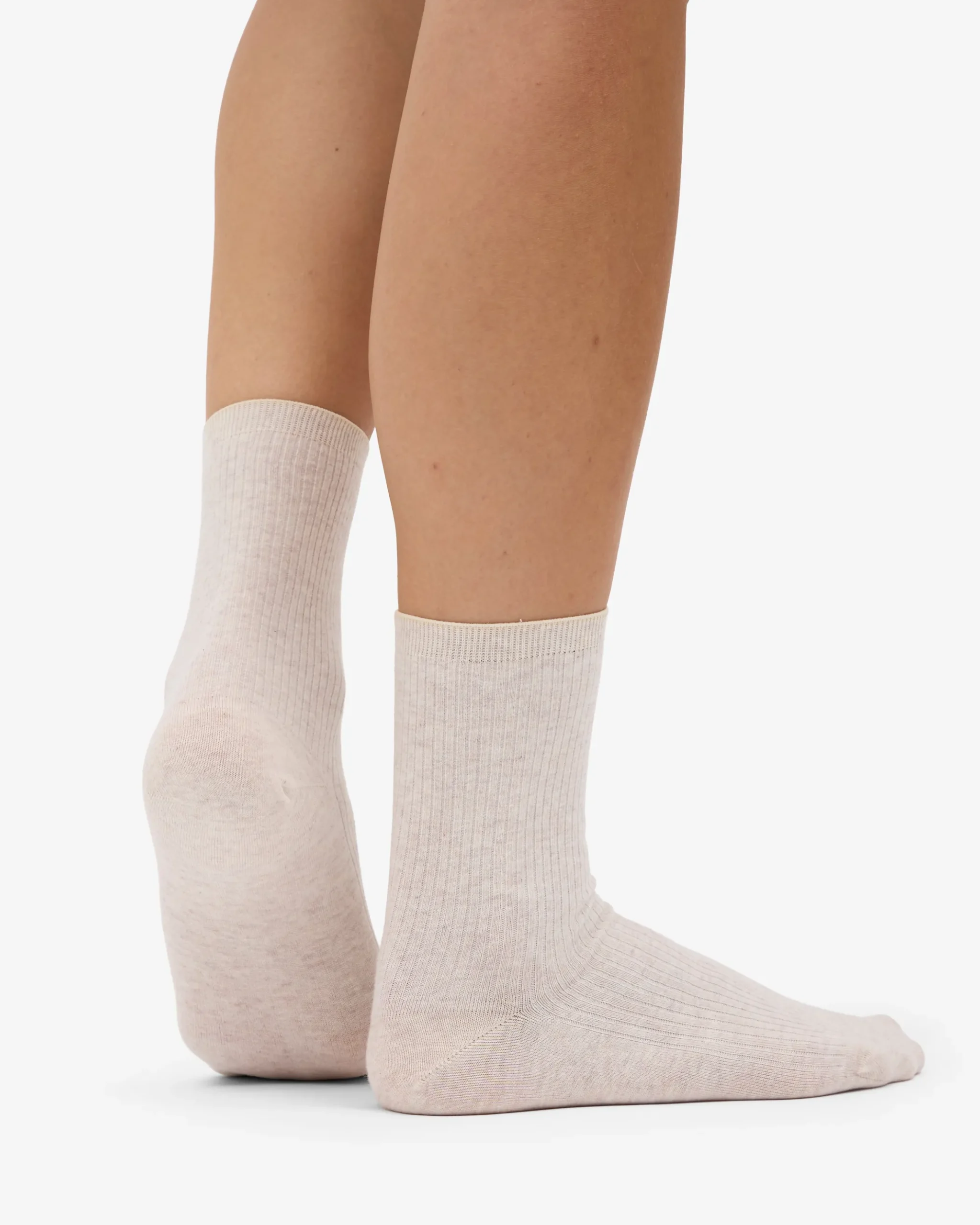 Women Classic Organic Sock - Ivory White (3-Pack)