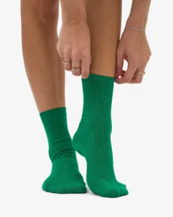 Women Classic Organic Sock - Kelly Green (3-Pack)