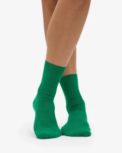 Women Classic Organic Sock - Kelly Green