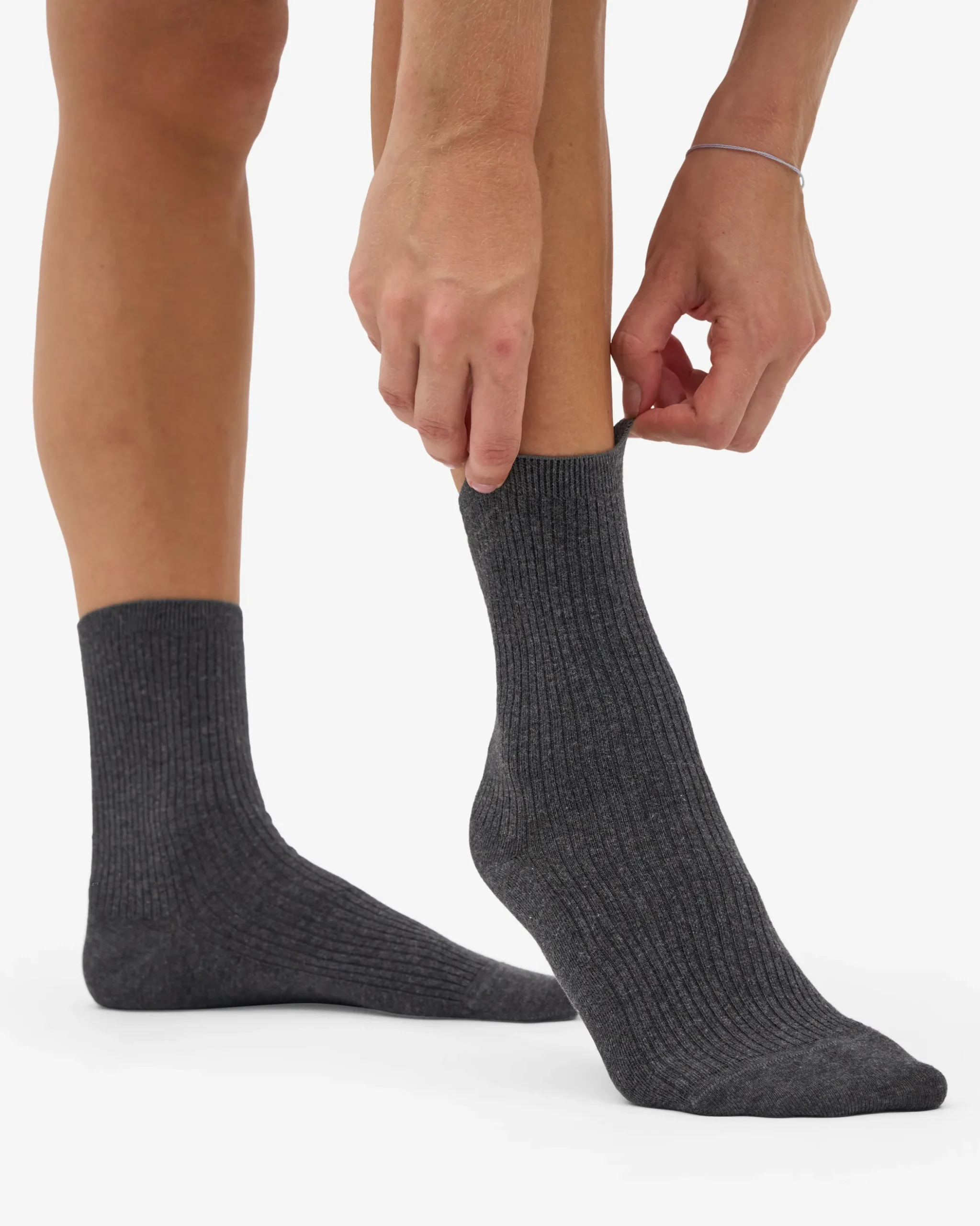 Women Classic Organic Sock - Lava Grey (3-Pack)