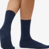 Women Classic Organic Sock - Navy Blue (3-Pack)