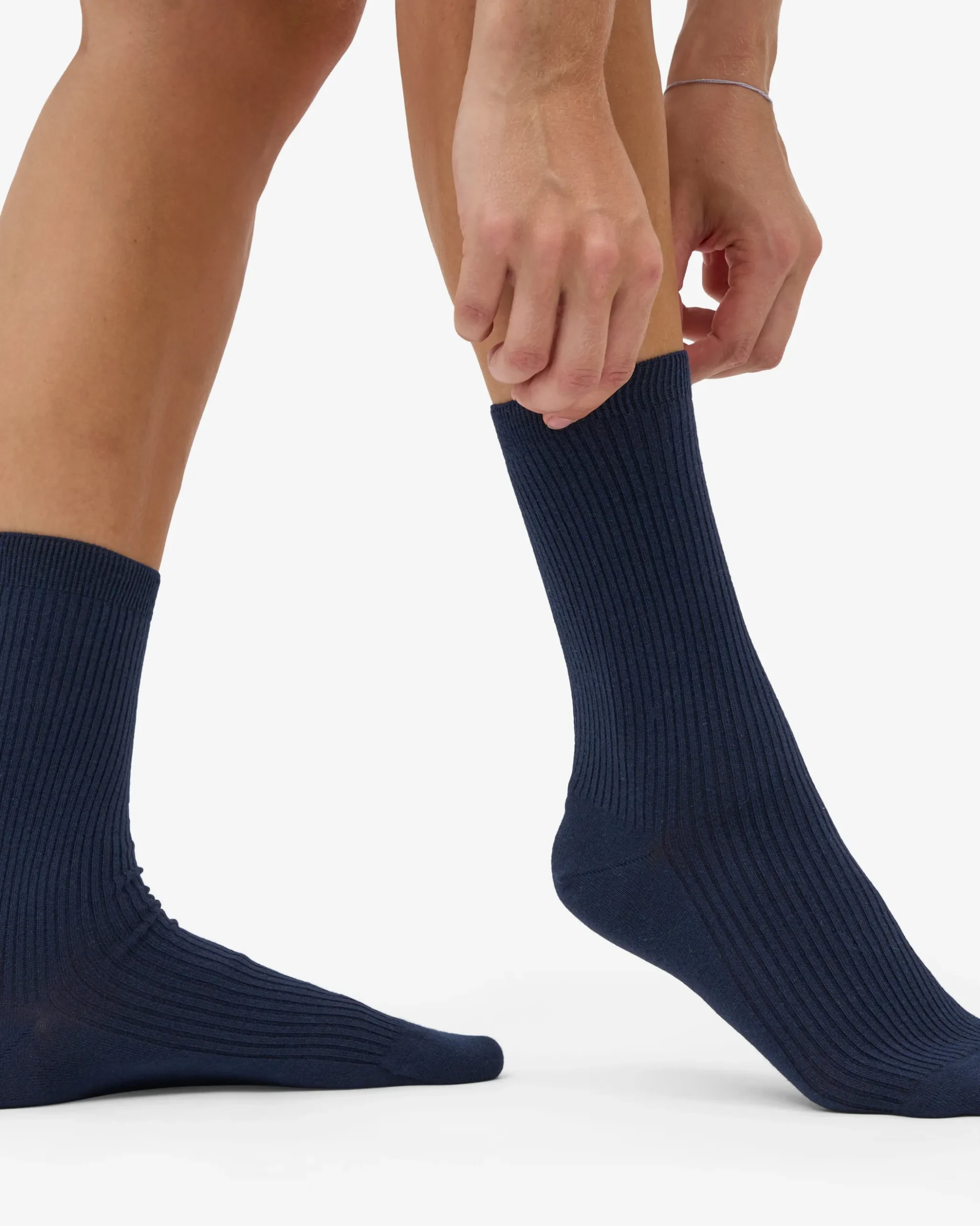 Women Classic Organic Sock - Navy Blue