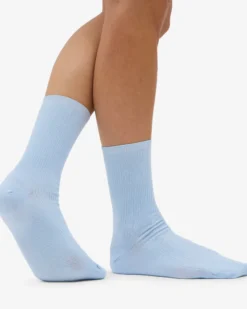 Women Classic Organic Sock - Polar Blue