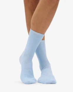Women Classic Organic Sock - Polar Blue