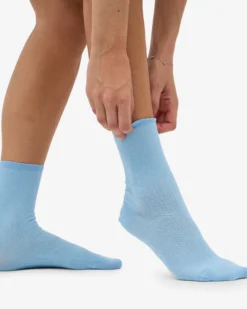 Women Classic Organic Sock - Seaside Blue (3-Pack)