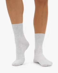 Women Classic Organic Sock - Snow Melange (3-Pack)