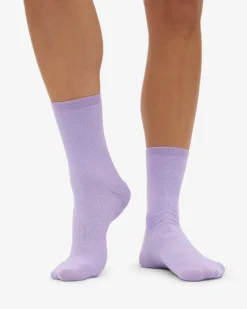 Women Classic Organic Sock - Soft Lavender (3-Pack)
