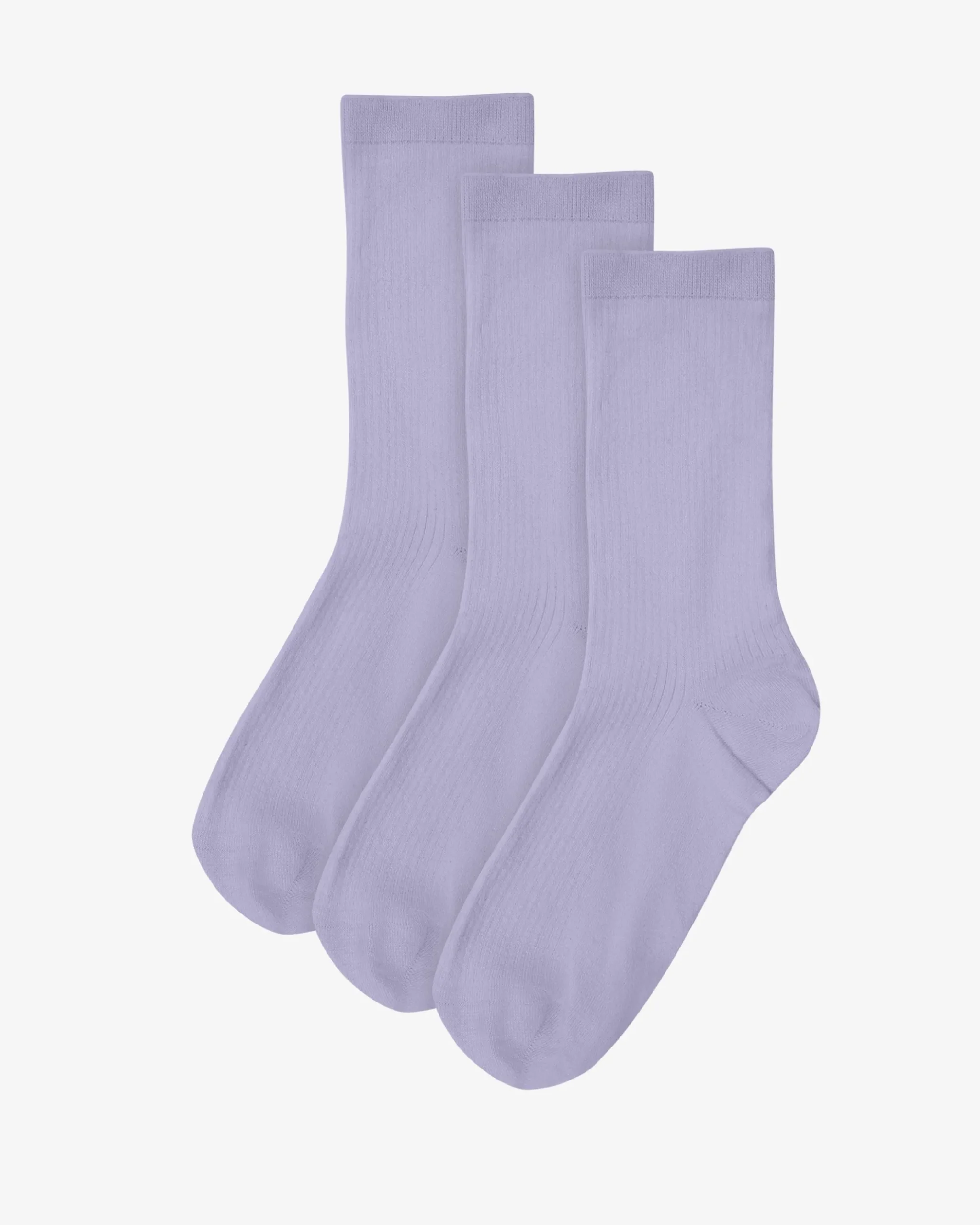 Women Classic Organic Sock - Soft Lavender (3-Pack)