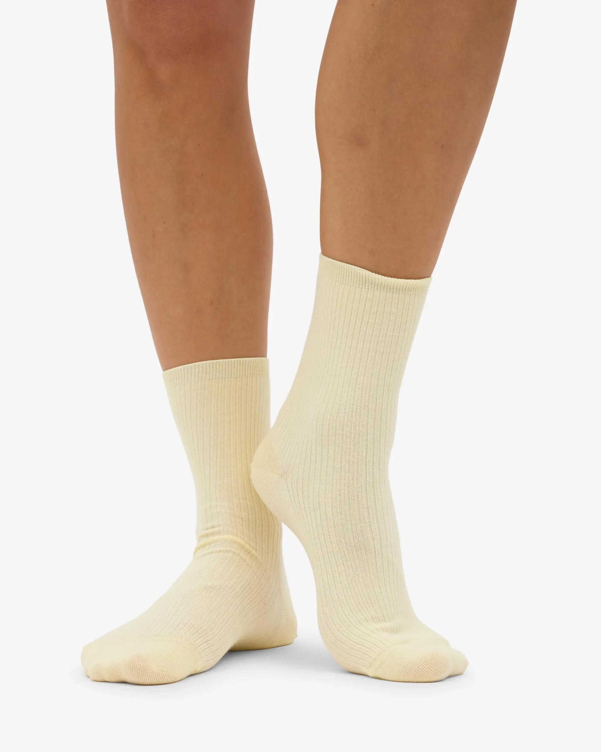 Women Classic Organic Sock - Soft Yellow (3-Pack)