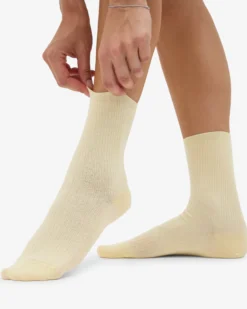 Women Classic Organic Sock - Soft Yellow (3-Pack)