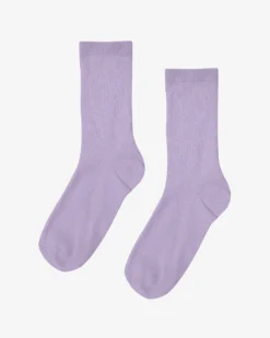 Women Classic Organic Sock - Soft Lavender