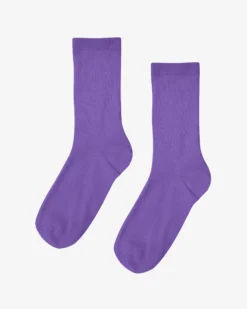 Women Classic Organic Sock - Ultra Violet
