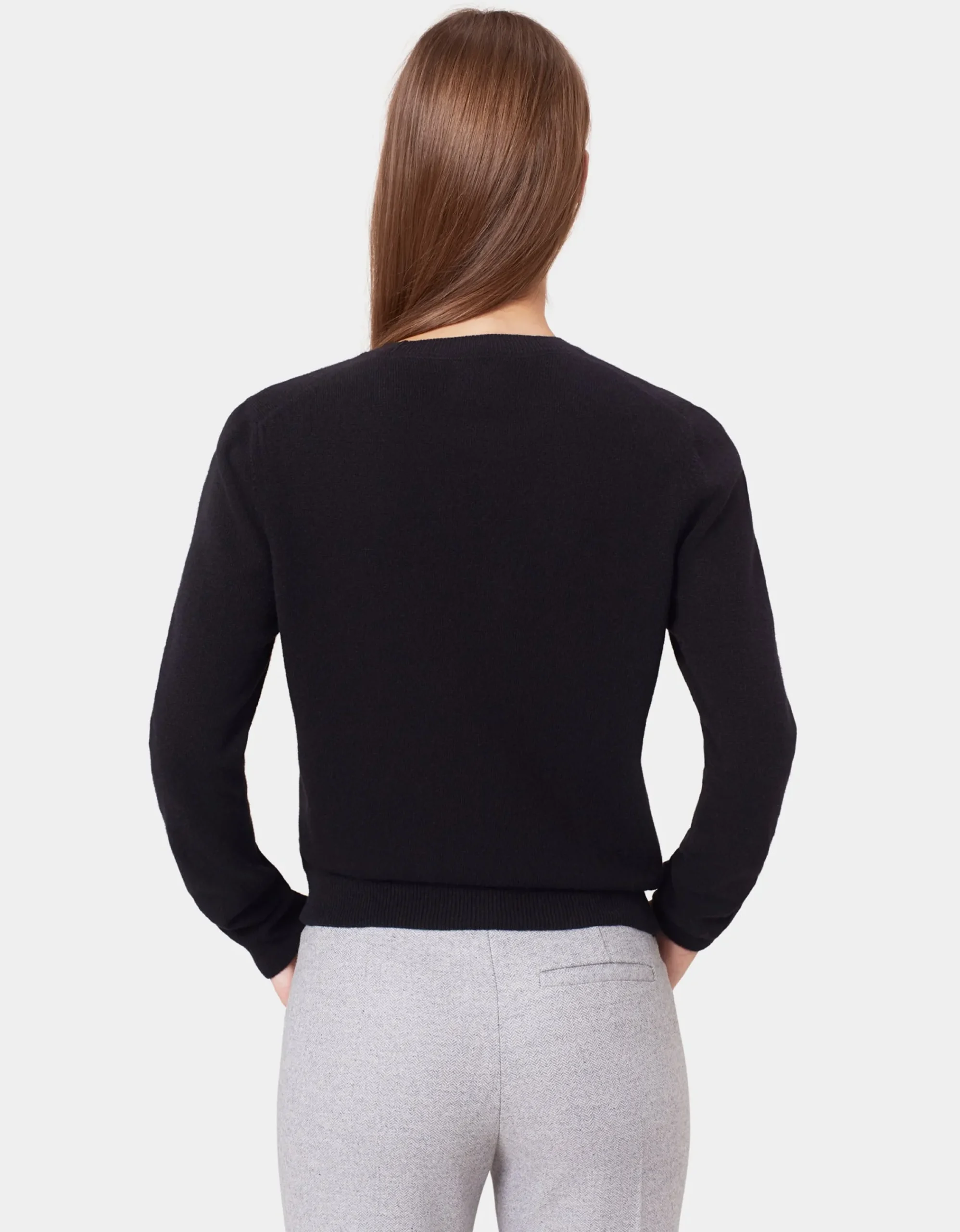 Women Light Merino Wool Crew - Burned Yellow