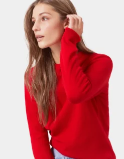 Women Light Merino Wool Crew - Ocean Green