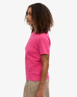 Women Light Organic Tee - Bubblegum Pink