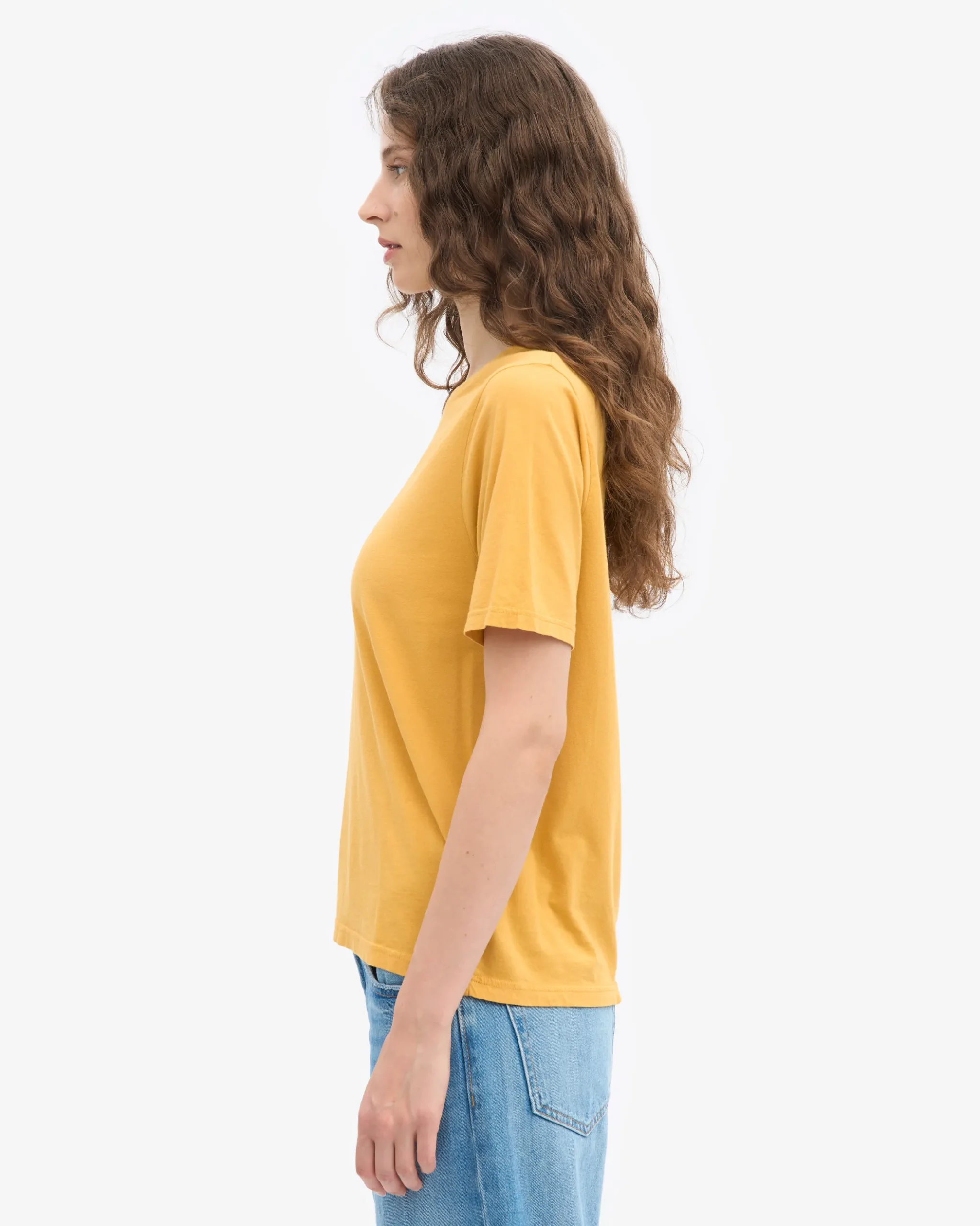 Women Light Organic Tee - Burned Yellow