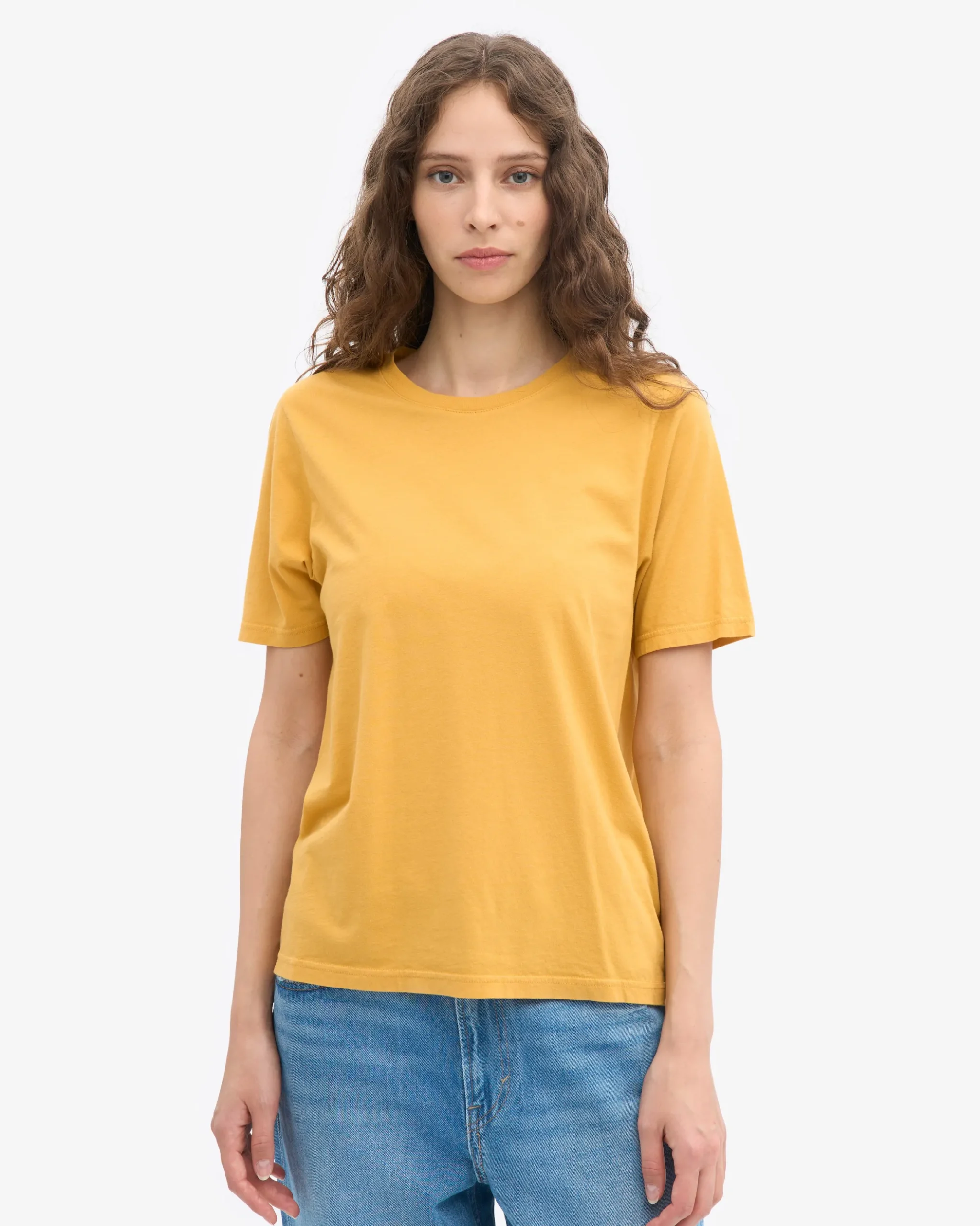 Women Light Organic Tee - Burned Yellow