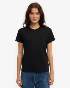 Women Light Organic Tee - Deep Black (3-Pack)