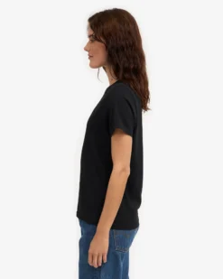 Women Light Organic Tee - Deep Black (3-Pack)