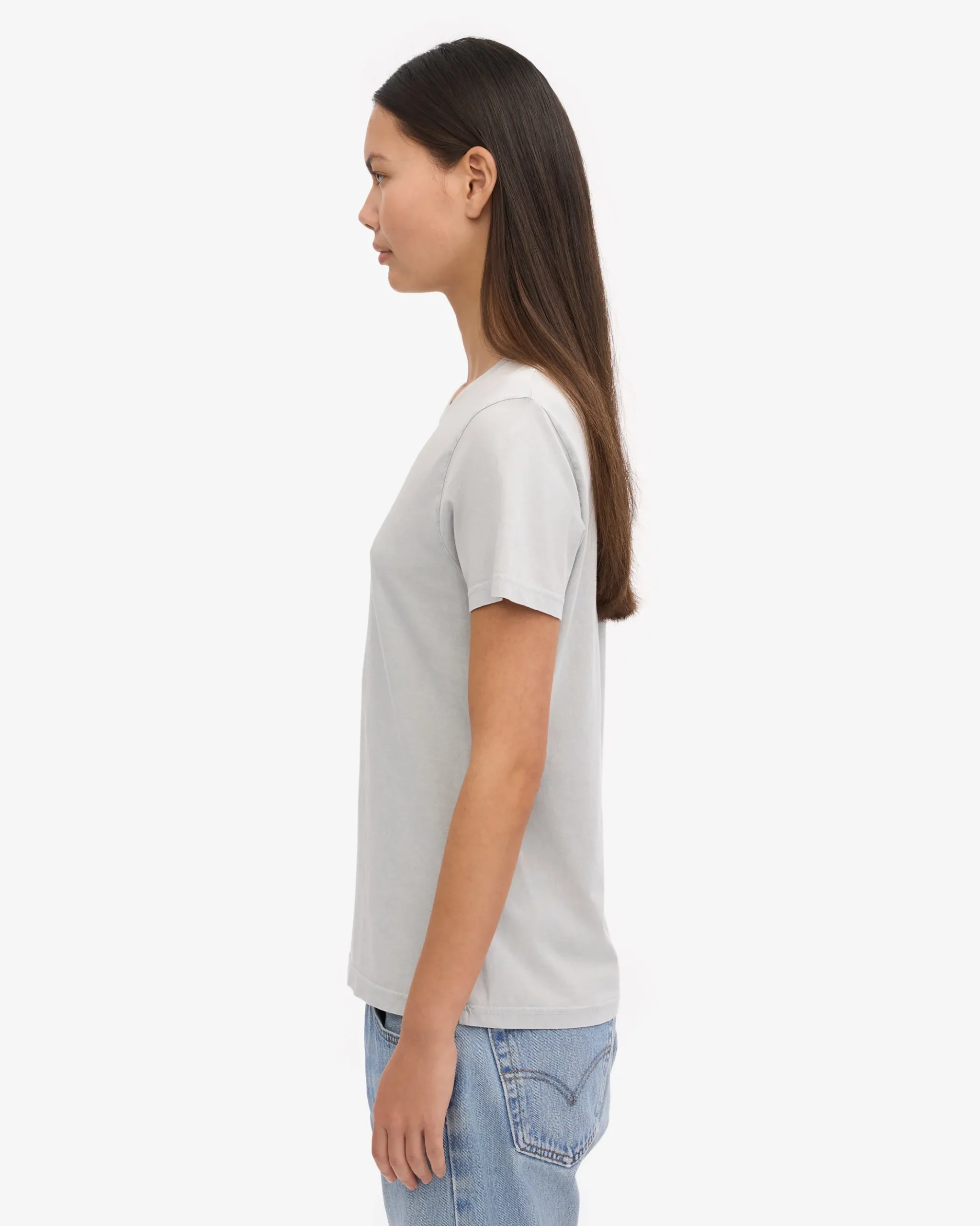 Women Light Organic Tee - Faded Grey