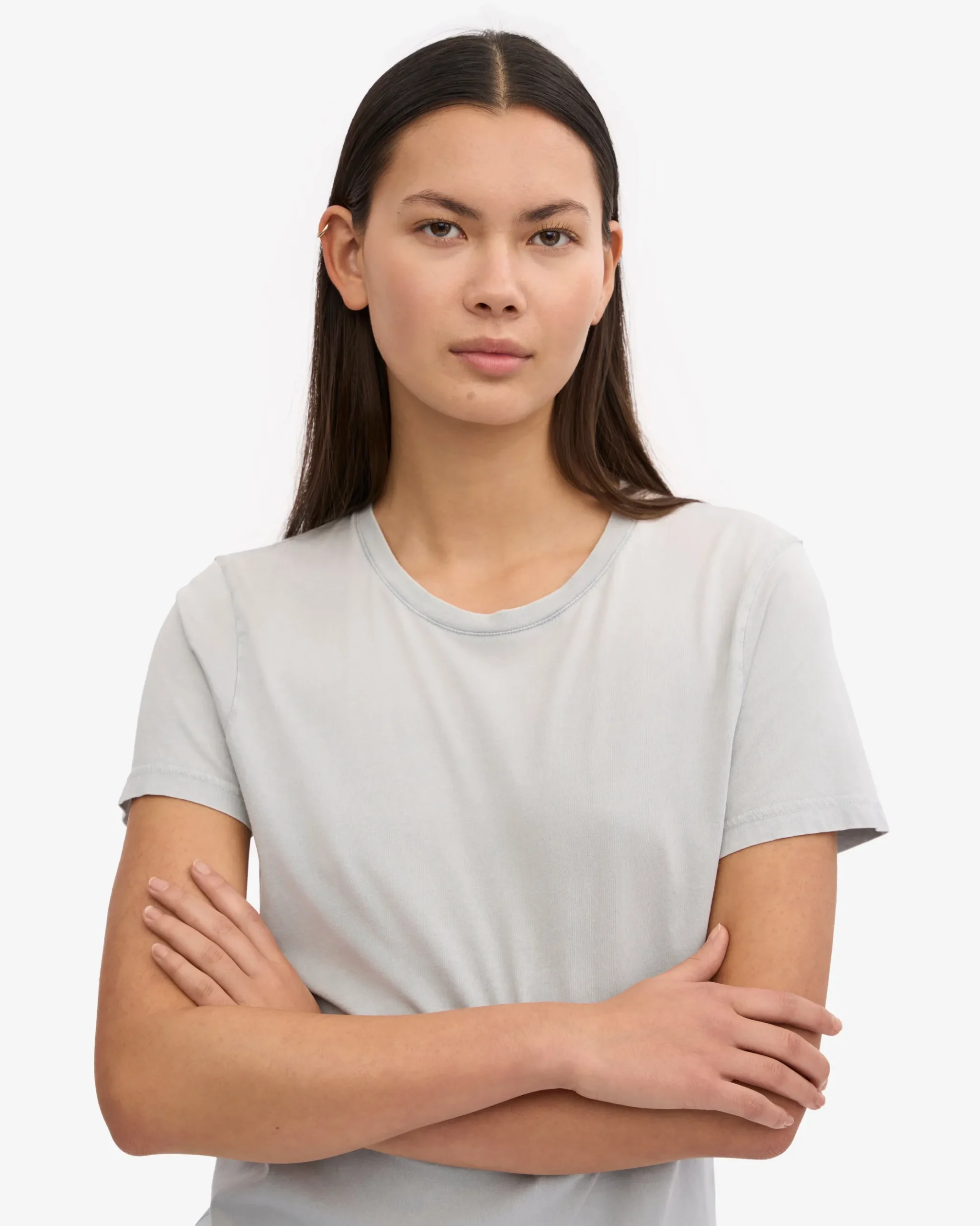 Women Light Organic Tee - Faded Grey