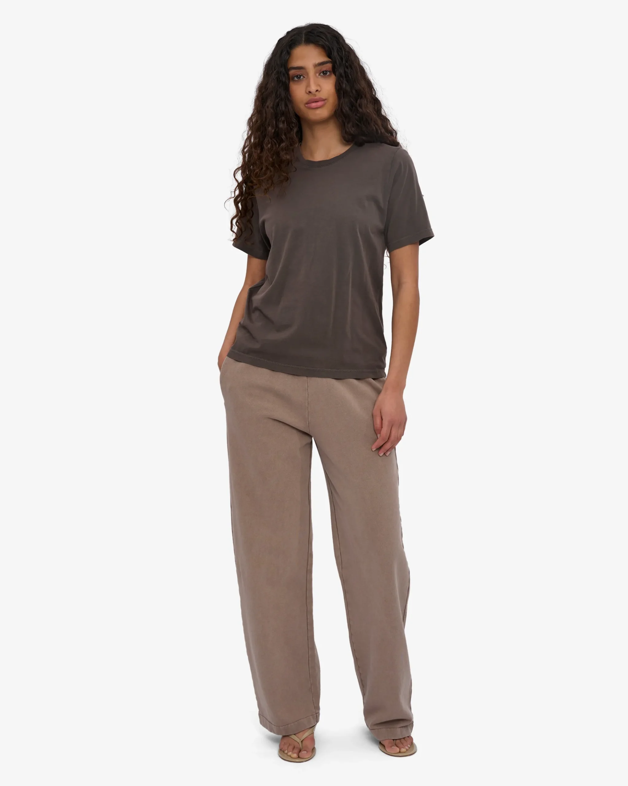 Women Light Organic Tee - Faded Mud