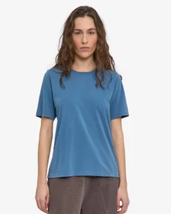 Women Light Organic Tee - Faded Indigo