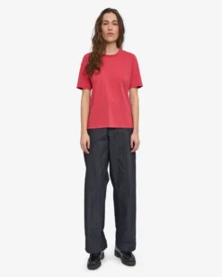 Women Light Organic Tee - Faded Red