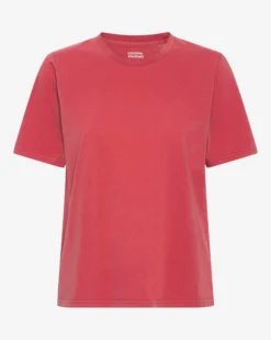 Women Light Organic Tee - Faded Red