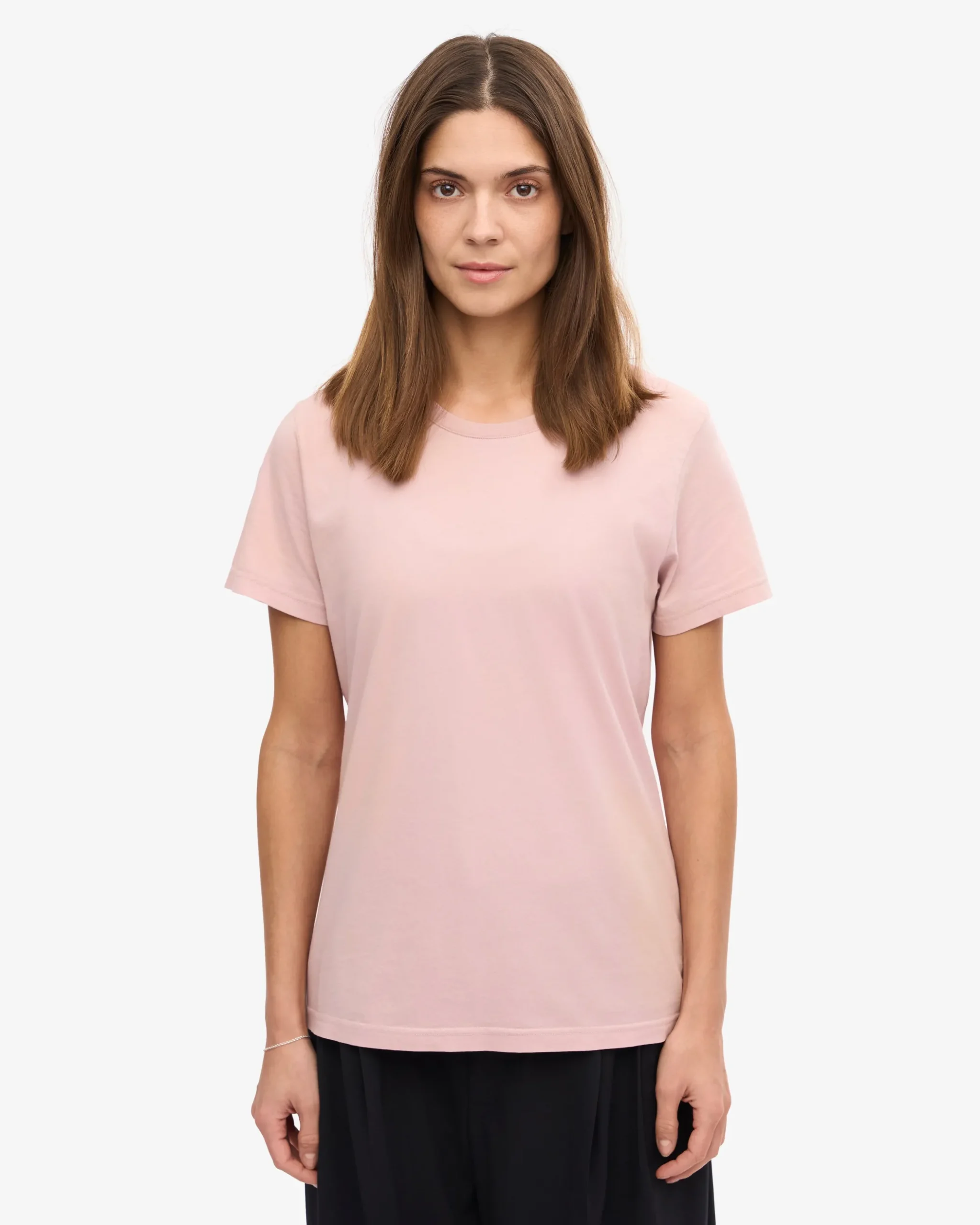 Women Light Organic Tee - Faded Pink