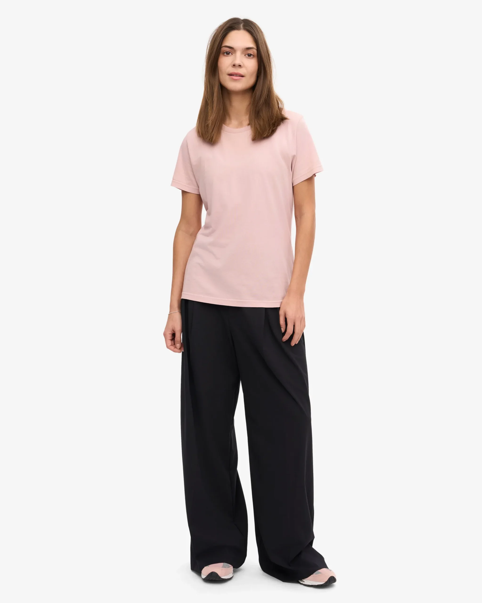 Women Light Organic Tee - Faded Pink