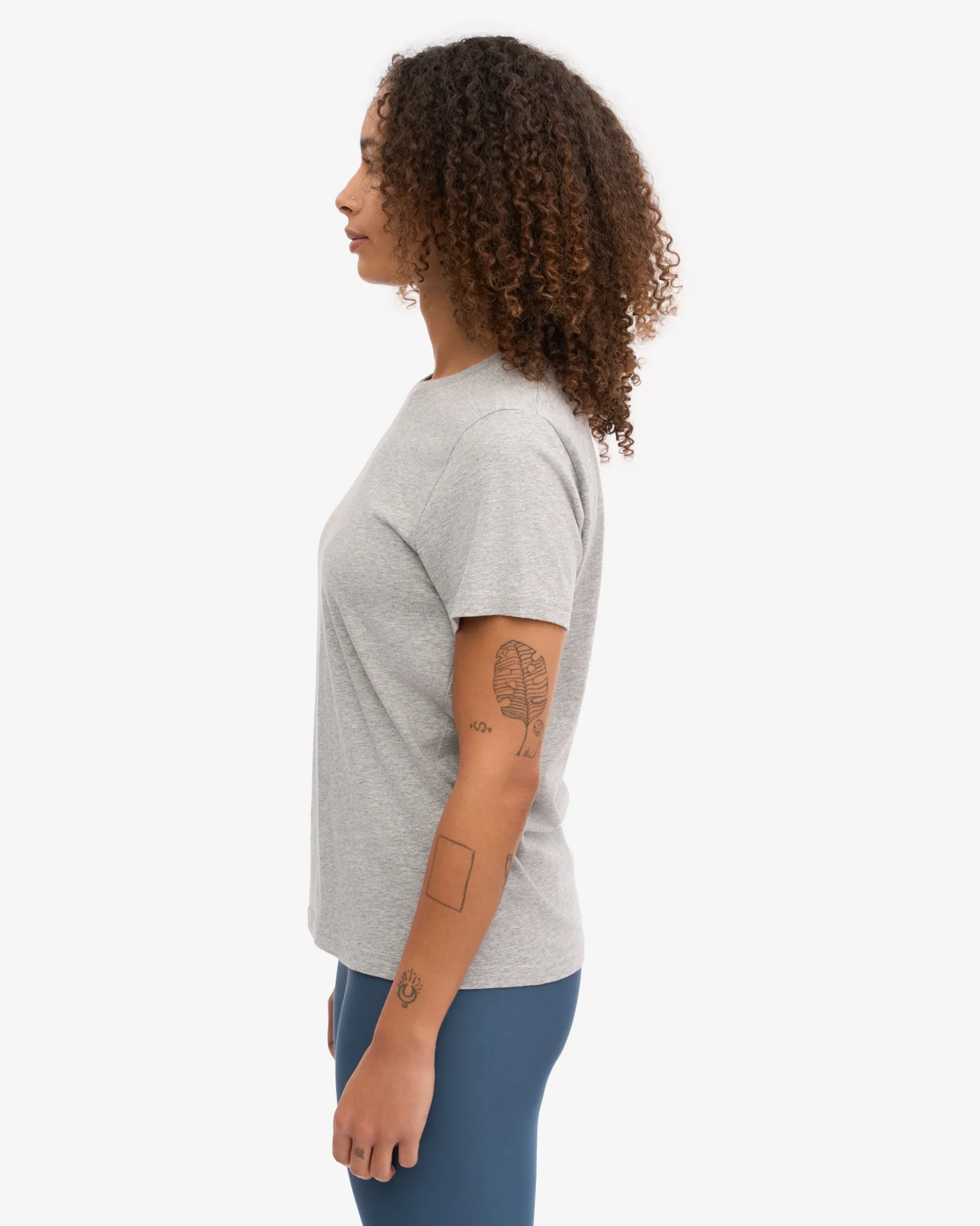 Women Light Organic Tee - Heather Grey