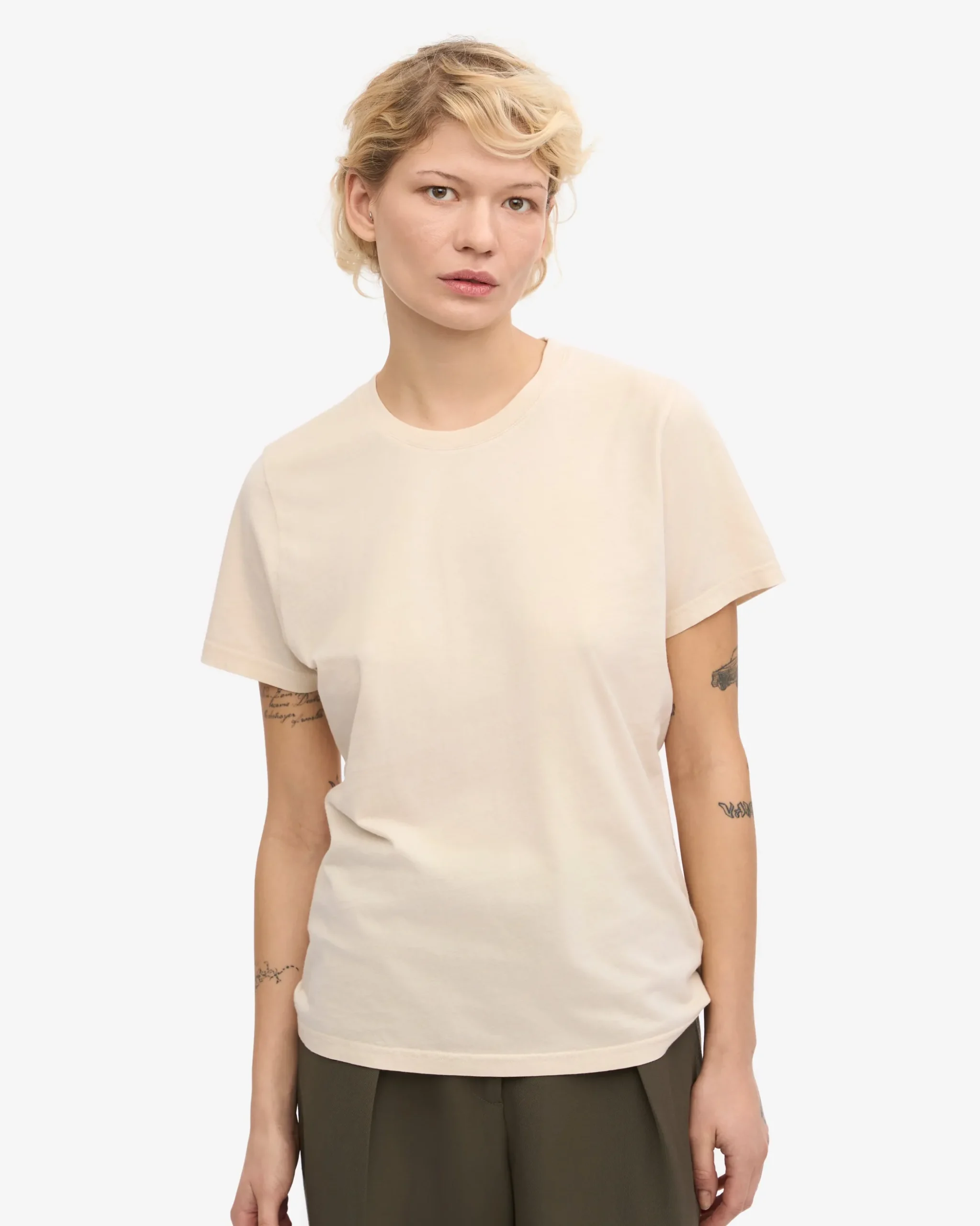 Women Light Organic Tee - Ivory White