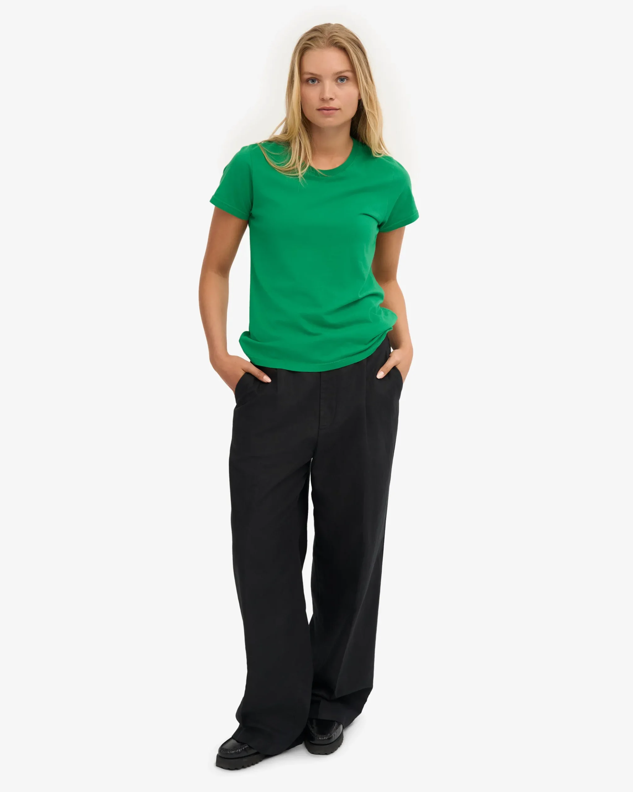 Women Light Organic Tee - Kelly Green