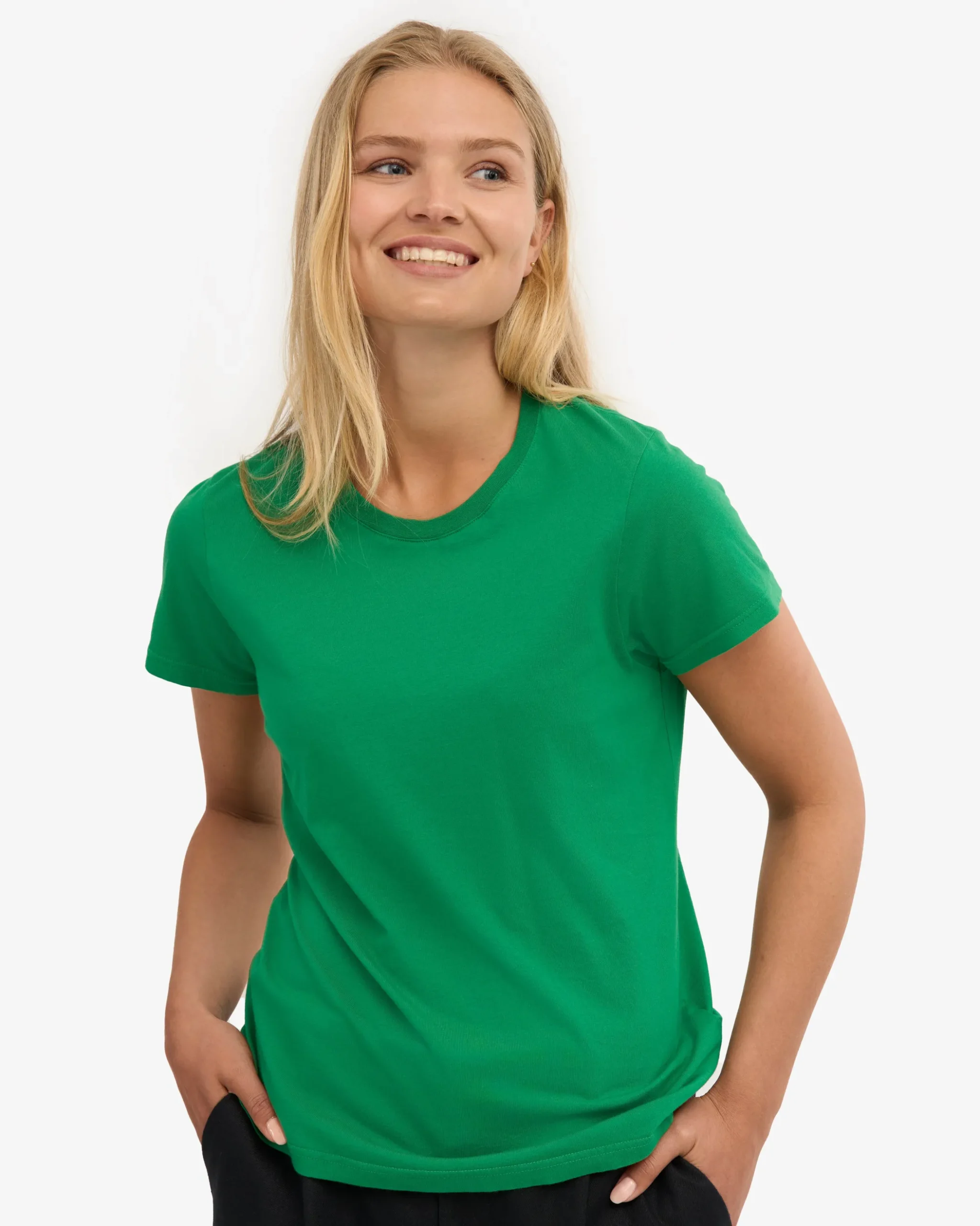 Women Light Organic Tee - Kelly Green