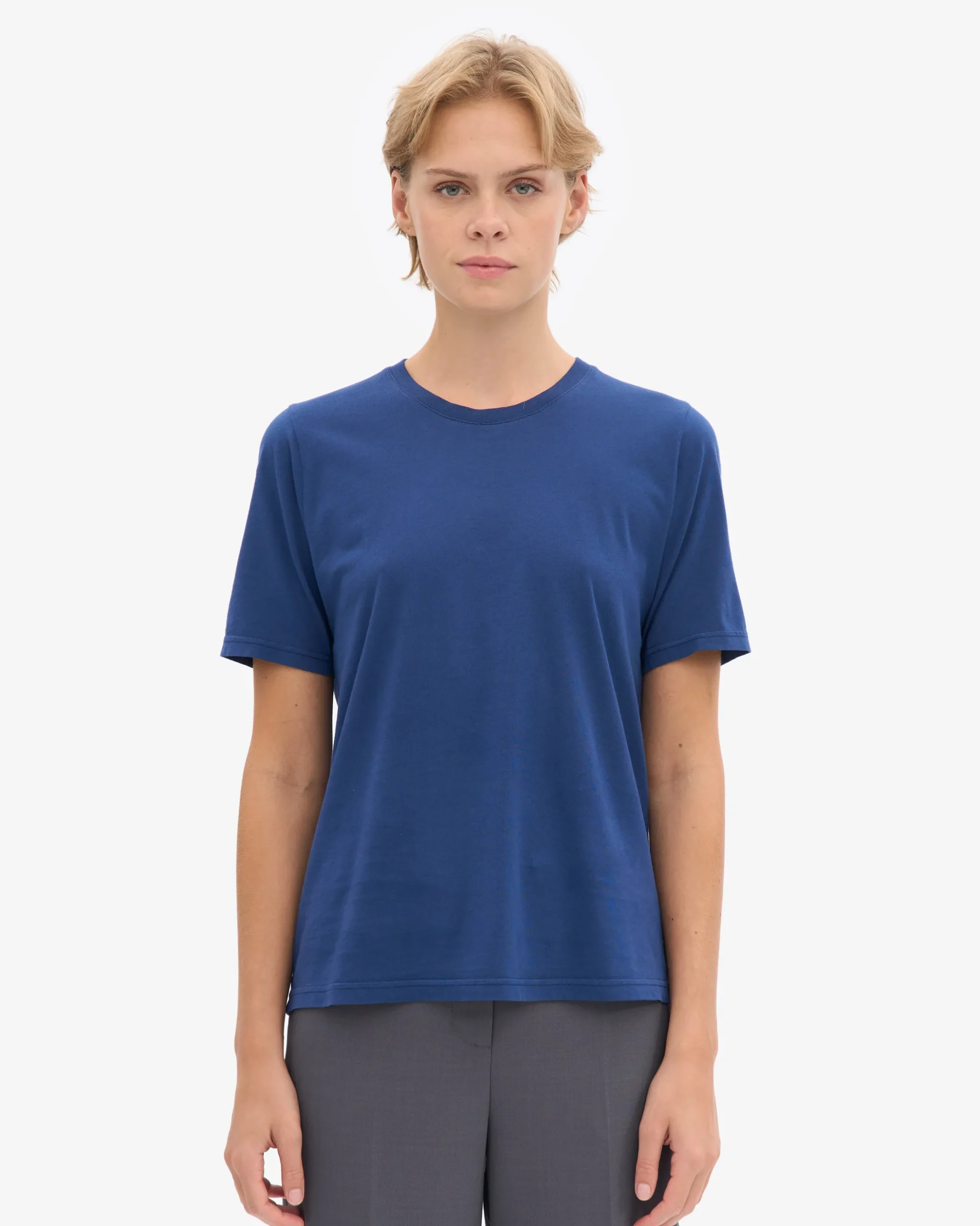 Women Light Organic Tee - Marine Blue