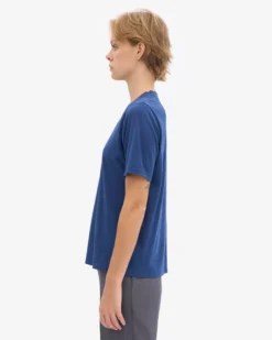Women Light Organic Tee - Marine Blue