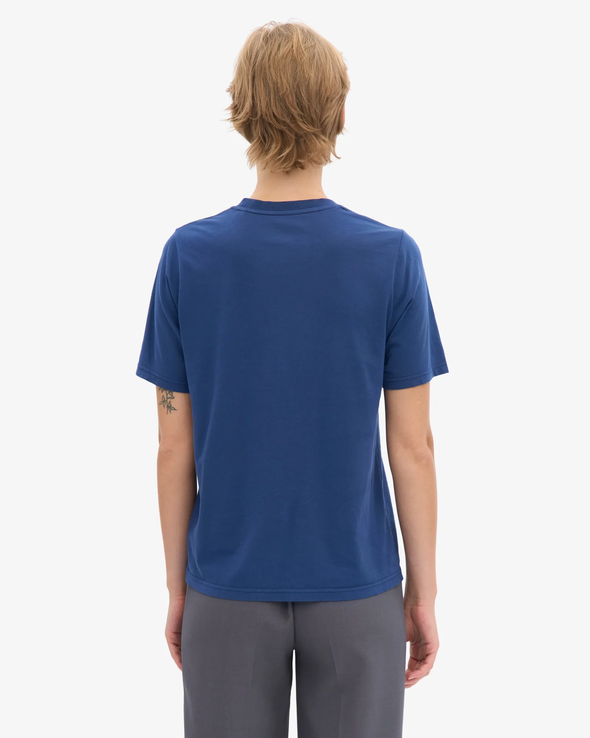 Women Light Organic Tee - Marine Blue